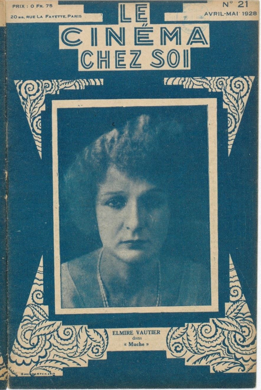 CINEMA CHEZ SOI | LE (20s-40s) magazine side cover Issue 21 April/May 1928