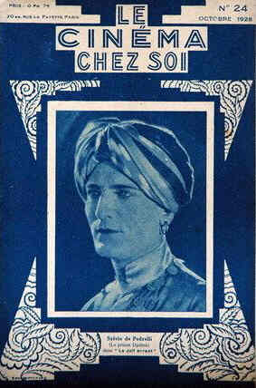 CINEMA CHEZ SOI | LE (20s-40s) magazine side cover Issue 24 October 1928
