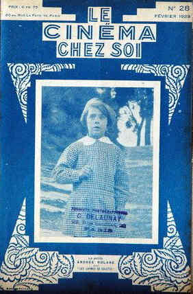 CINEMA CHEZ SOI | LE (20s-40s) magazine side cover Issue 28 February 1929