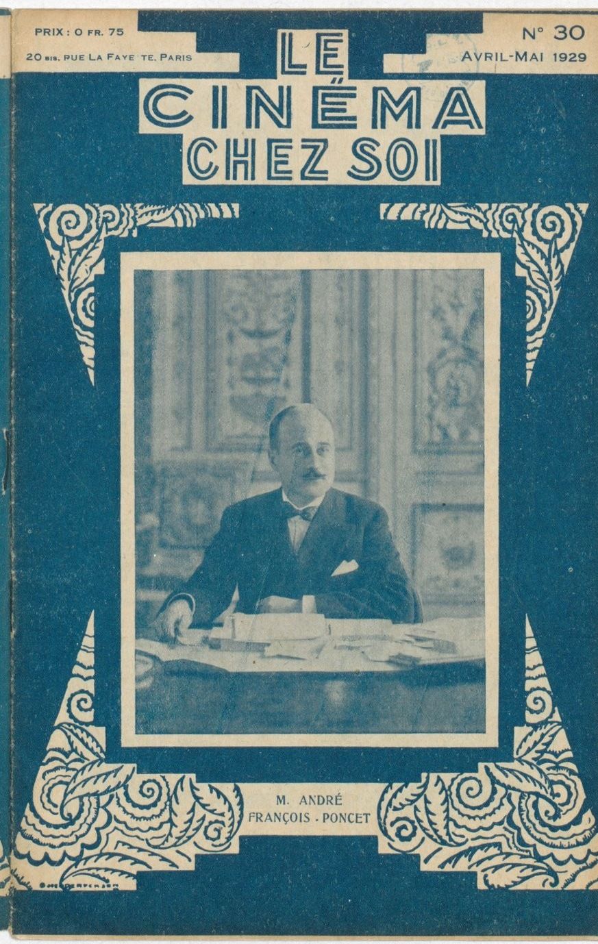 CINEMA CHEZ SOI | LE (20s-40s) magazine side cover Issue 30 April/May 1929