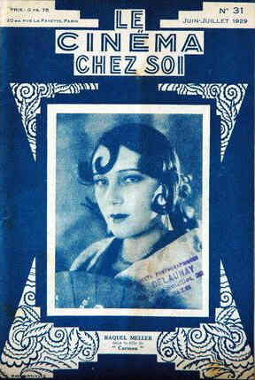 CINEMA CHEZ SOI | LE (20s-40s) magazine side cover Issue 31 June/July 1929