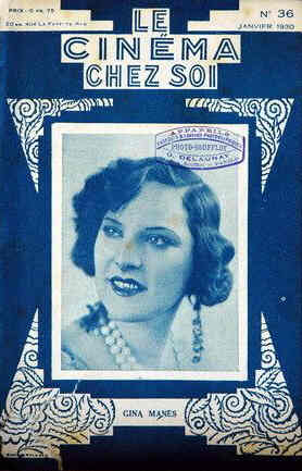 CINEMA CHEZ SOI | LE (20s-40s) magazine side cover Issue 36 January 1930