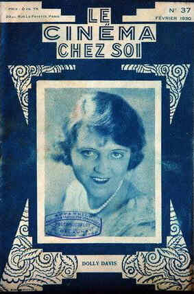 CINEMA CHEZ SOI | LE (20s-40s) magazine side cover Issue 37 February 1930
