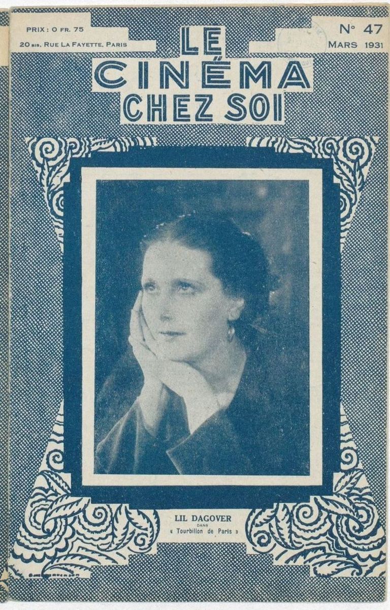 CINEMA CHEZ SOI | LE (20s-40s) magazine side cover Issue 47 March 1931