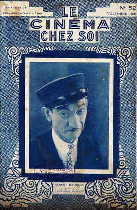 CINEMA CHEZ SOI | LE (20s-40s) magazine side cover Issue 52 November 1931
