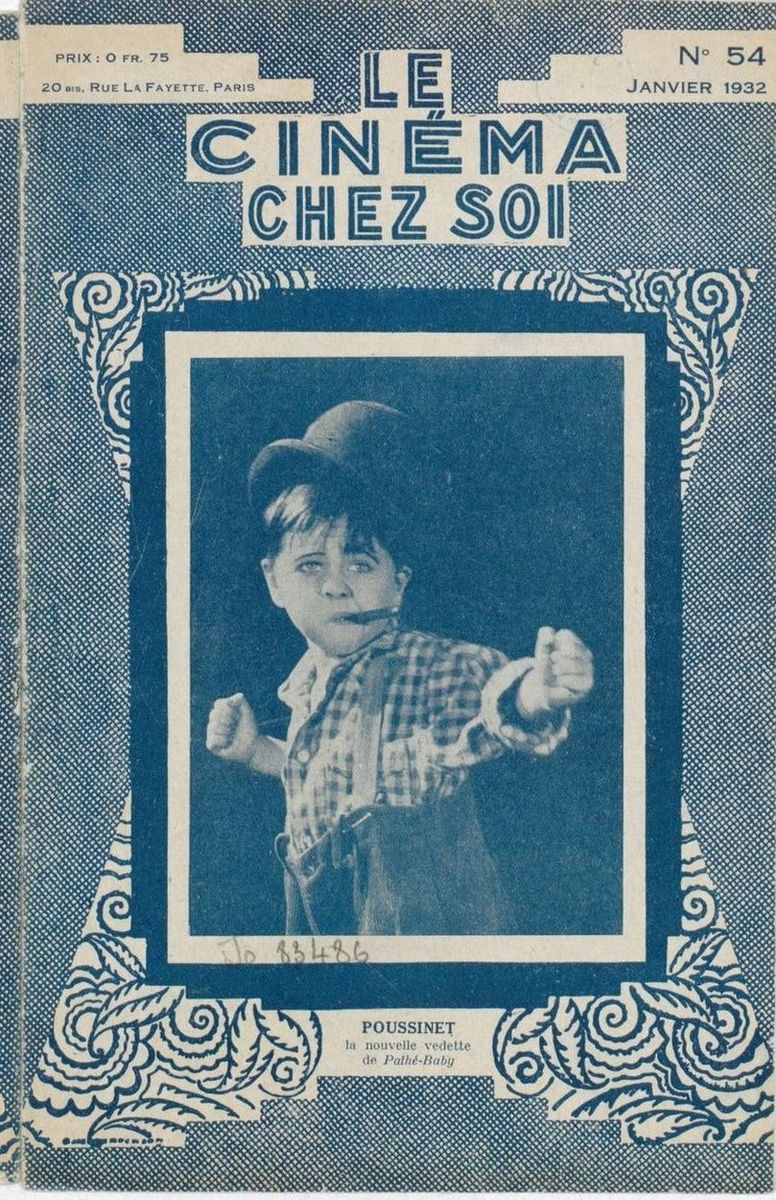 CINEMA CHEZ SOI | LE (20s-40s) magazine side cover Issue 54 January 1932