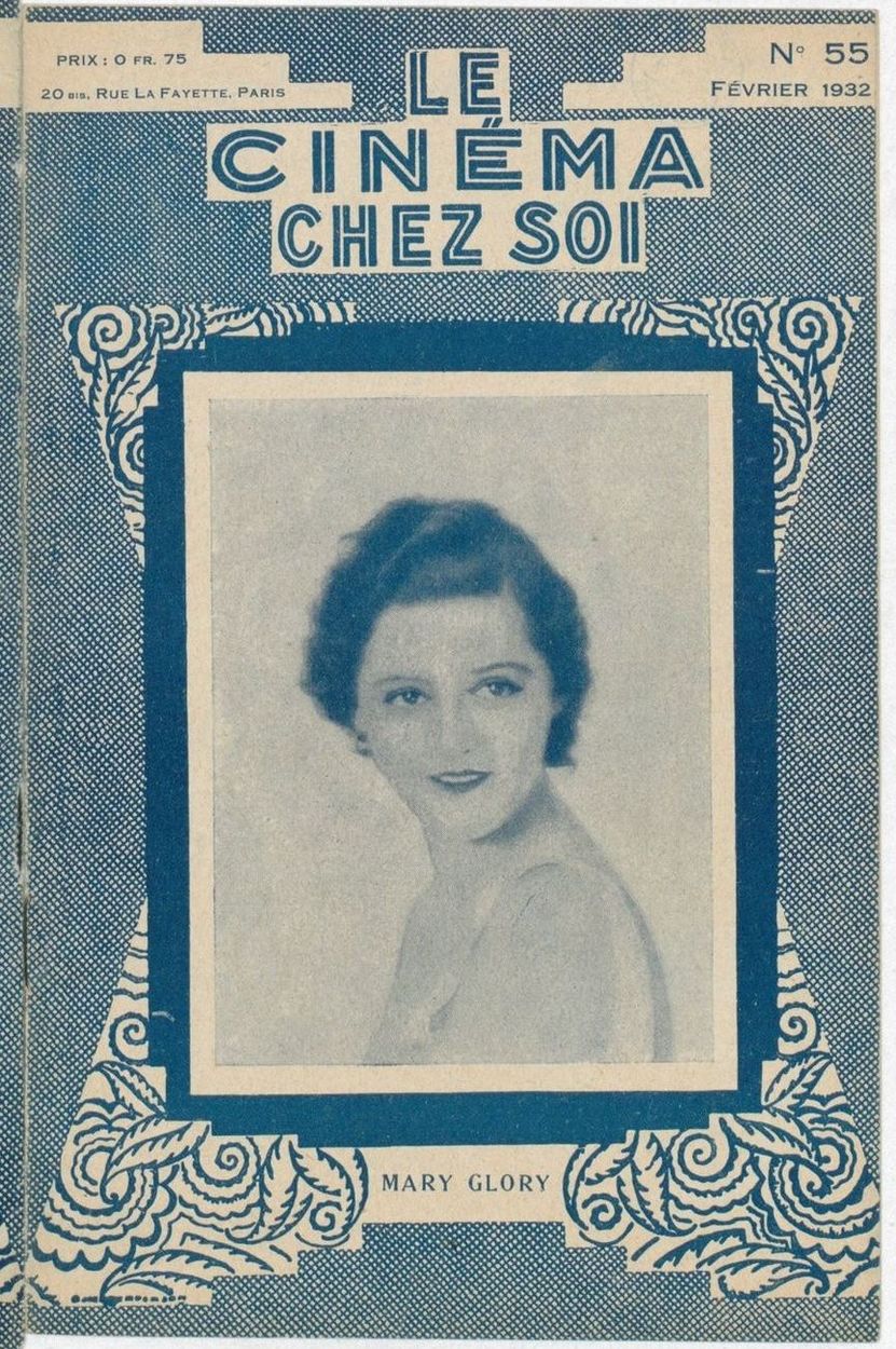CINEMA CHEZ SOI | LE (20s-40s) magazine side cover Issue 55 February 1932