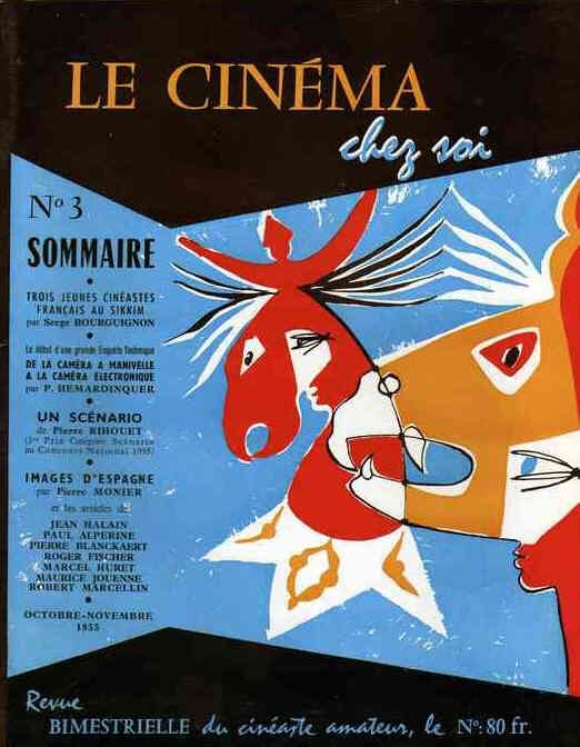 CINEMA CHEZ SOI | LE magazine side cover Issue 3  1955