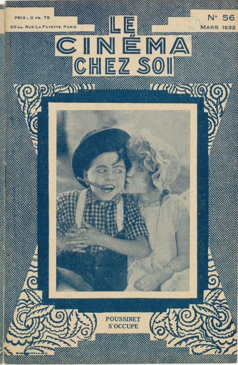 CINEMA CHEZ SOI | LE (20s-40s) magazine side cover Issue 56 March 1932