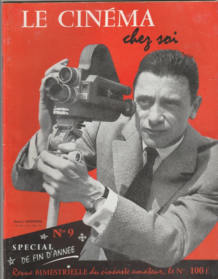 CINEMA CHEZ SOI | LE magazine side cover Issue 9  1956