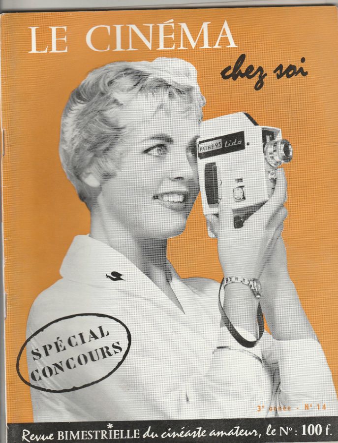 CINEMA CHEZ SOI | LE magazine side cover Issue 14  1957