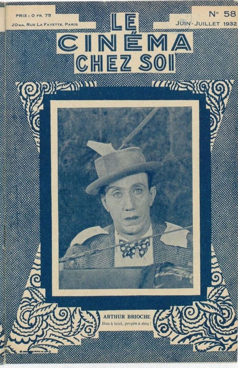 CINEMA CHEZ SOI | LE (20s-40s) magazine side cover Issue 58 June/July 1932