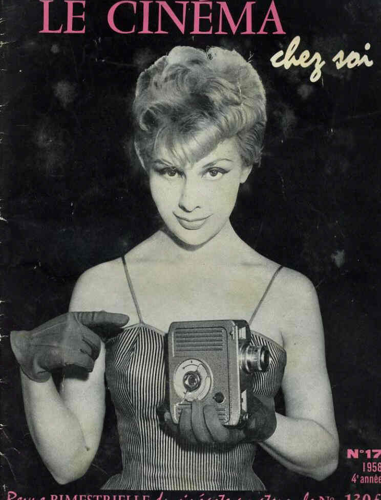 CINEMA CHEZ SOI | LE magazine side cover Issue 17  1958