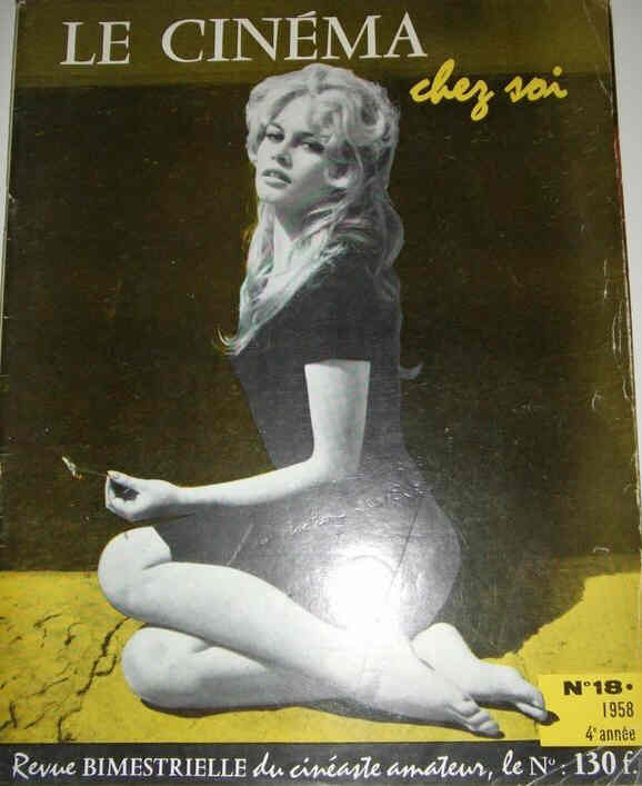CINEMA CHEZ SOI | LE magazine side cover Issue 18  1958