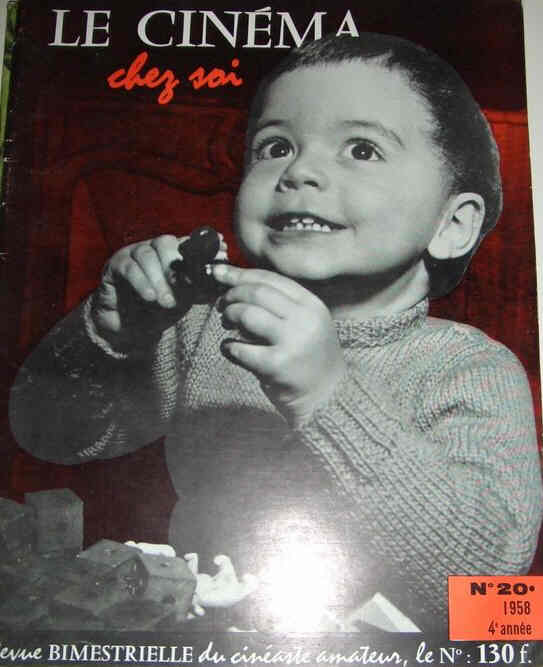 CINEMA CHEZ SOI | LE magazine side cover Issue 20  1958