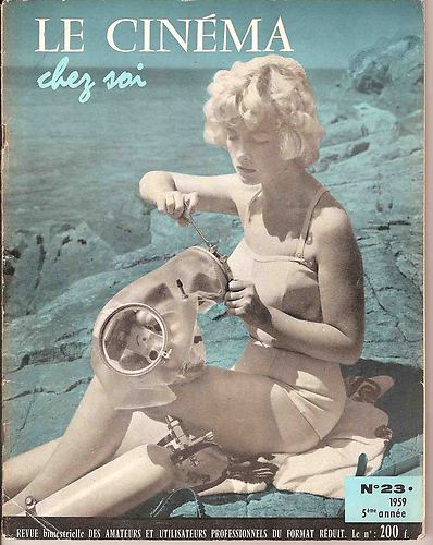 CINEMA CHEZ SOI | LE magazine side cover Issue 23  1959