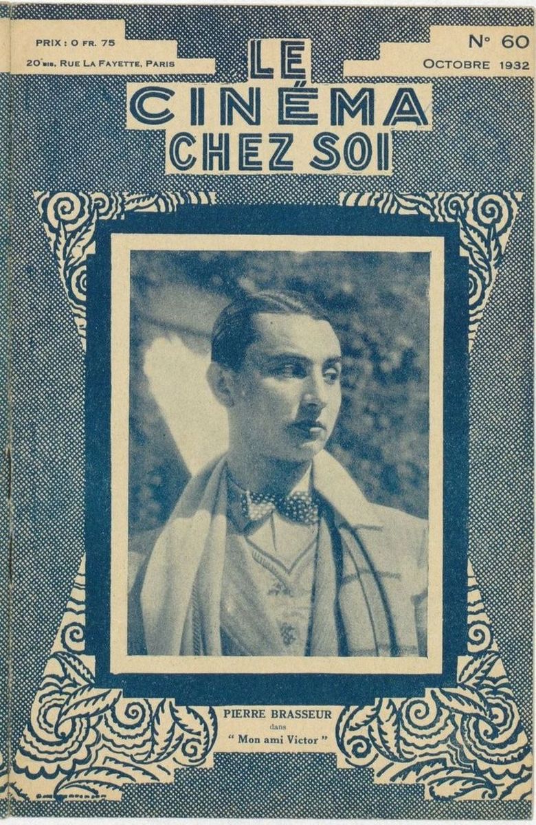 CINEMA CHEZ SOI | LE (20s-40s) magazine side cover Issue 60 October 1932
