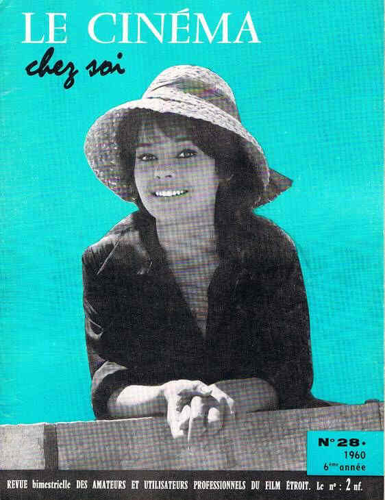 CINEMA CHEZ SOI | LE magazine side cover Issue 28  1960