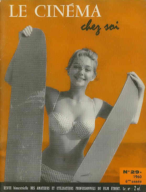 CINEMA CHEZ SOI | LE magazine side cover Issue 29  1960
