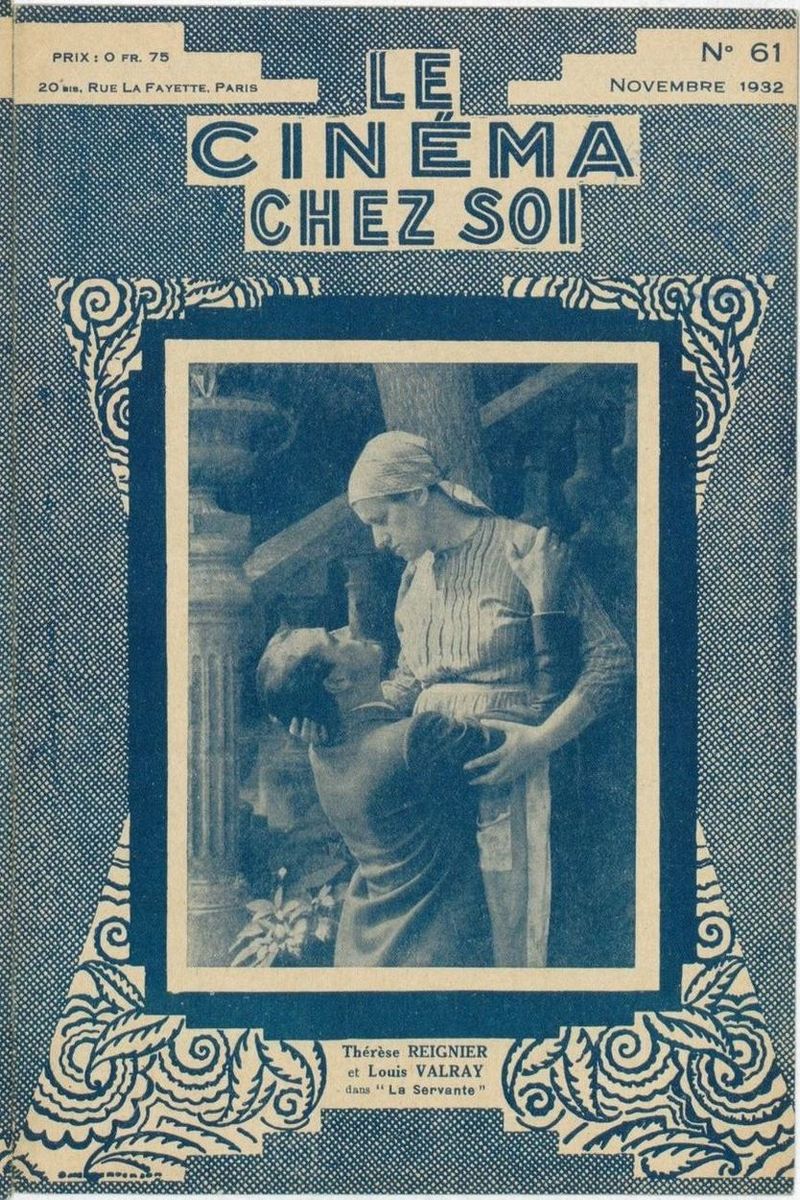 CINEMA CHEZ SOI | LE (20s-40s) magazine side cover Issue 61 November 1932