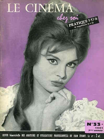 CINEMA CHEZ SOI | LE magazine side cover Issue 33  1961