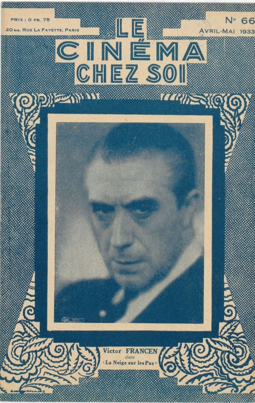 CINEMA CHEZ SOI | LE (20s-40s) magazine side cover Issue 66 April/May 1933