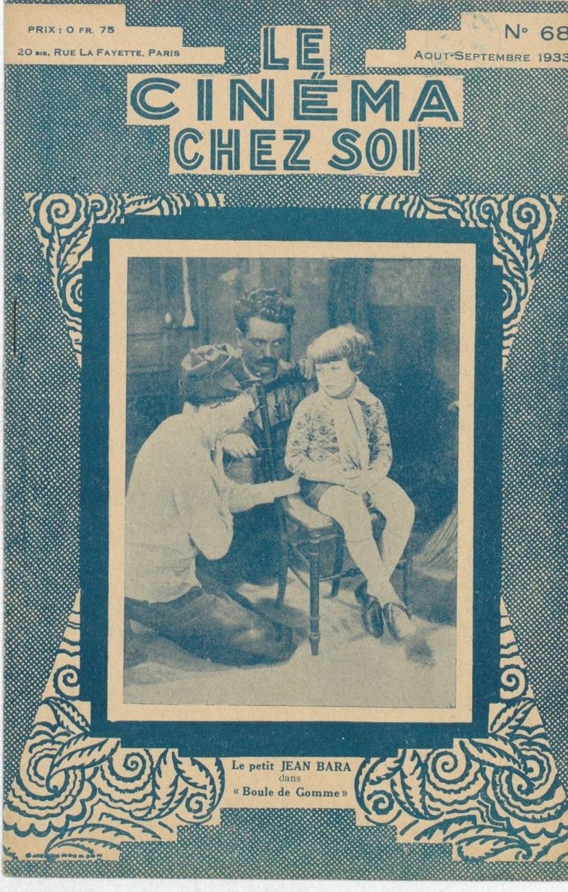 CINEMA CHEZ SOI | LE (20s-40s) magazine side cover Issue 68 August/September 1933