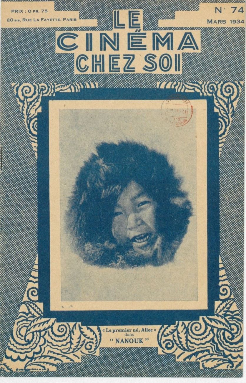 CINEMA CHEZ SOI | LE (20s-40s) magazine side cover Issue 74 March 1934