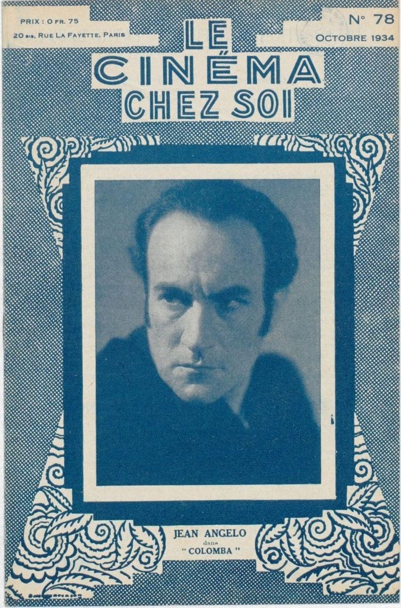 CINEMA CHEZ SOI | LE (20s-40s) magazine side cover Issue 78 October 1934