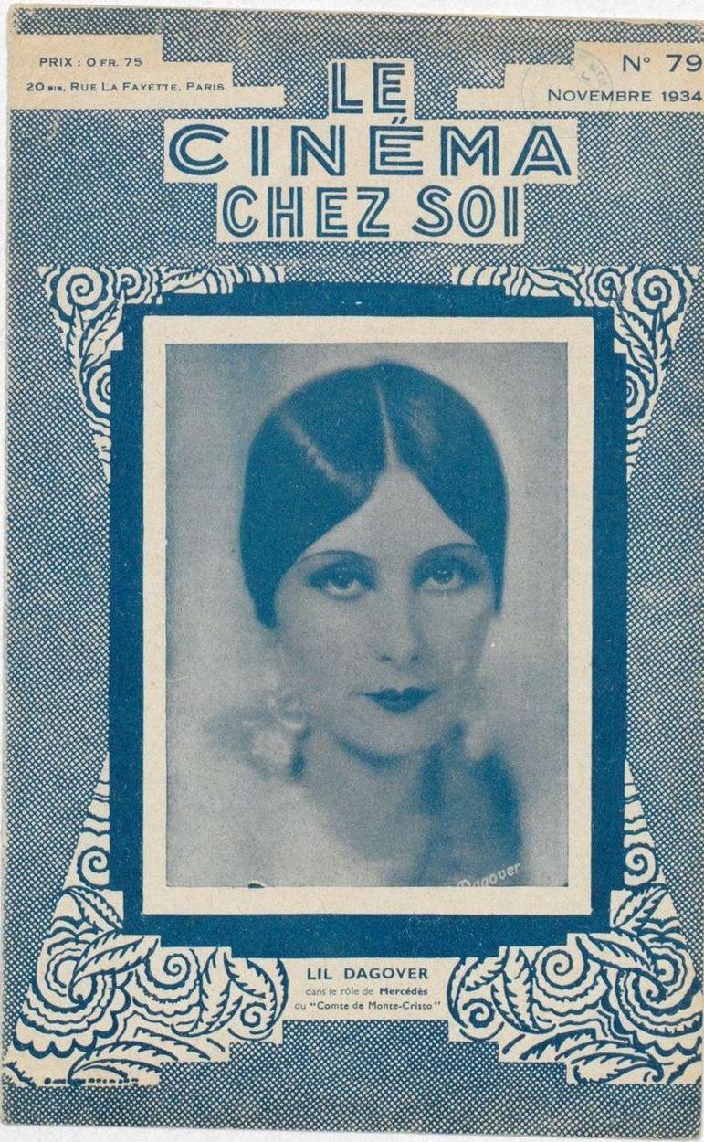 CINEMA CHEZ SOI | LE (20s-40s) magazine side cover Issue 79 November 1934