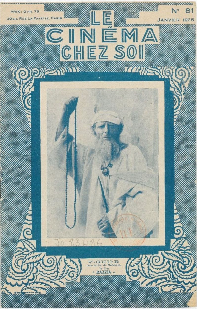 CINEMA CHEZ SOI | LE (20s-40s) magazine side cover Issue 81 January 1935