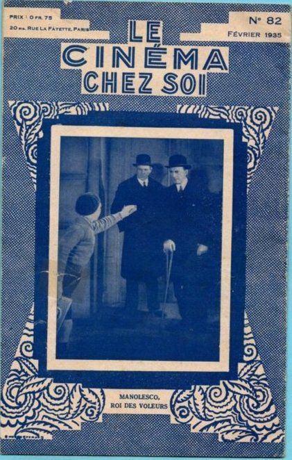 CINEMA CHEZ SOI | LE (20s-40s) magazine side cover Issue 82 February 1935