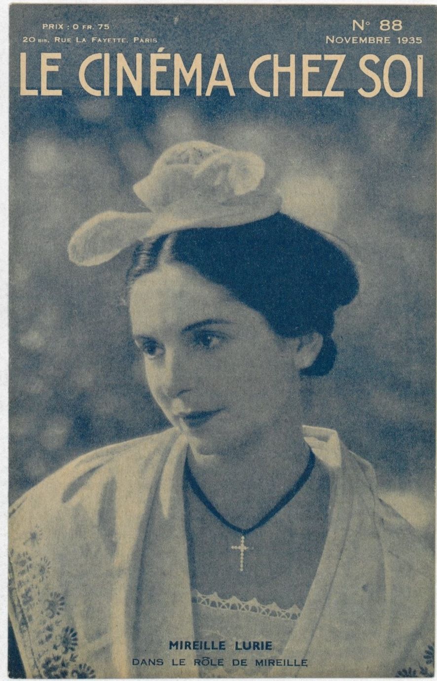 CINEMA CHEZ SOI | LE (20s-40s) magazine side cover Issue 88 November 1935