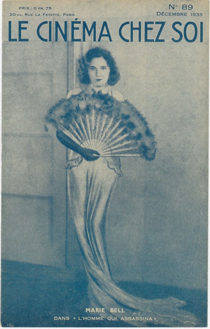 CINEMA CHEZ SOI | LE (20s-40s) magazine side cover Issue 89 December 1935