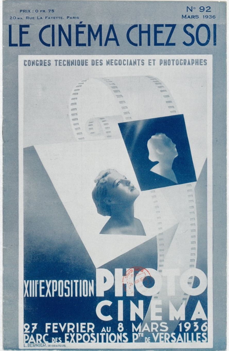 CINEMA CHEZ SOI | LE (20s-40s) magazine side cover Issue 92 March 1936