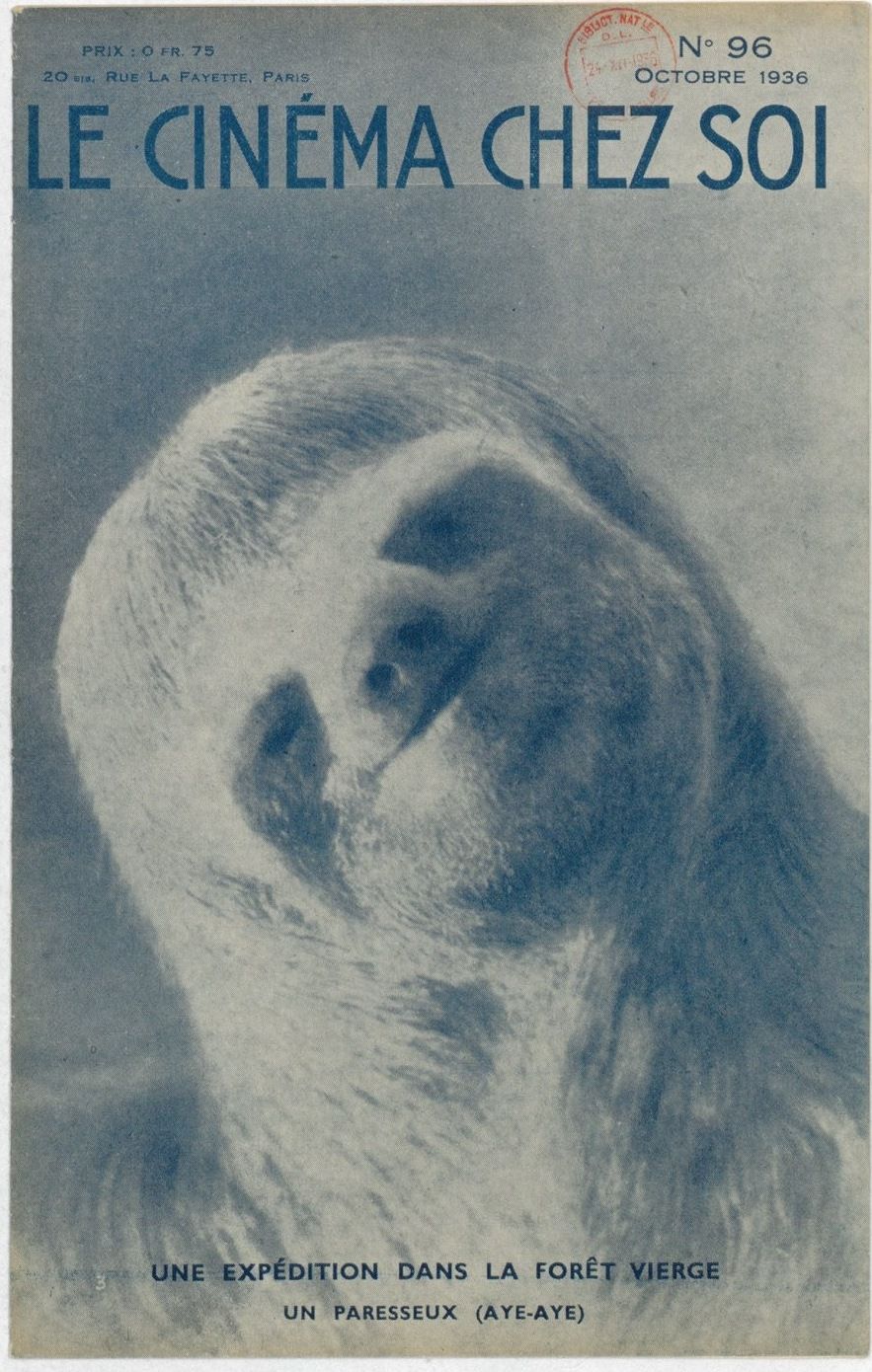 CINEMA CHEZ SOI | LE (20s-40s) magazine side cover Issue 96 October 1936