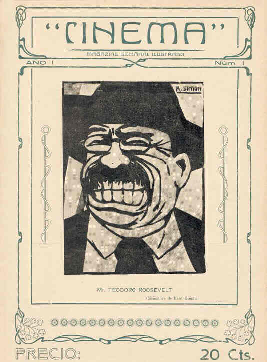 CINEMA (CHILE) magazine side cover Issue 1 28 November 1913