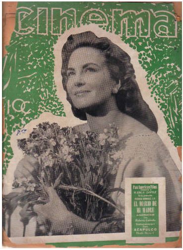 CINEMA (Cu) magazine side cover January 1959