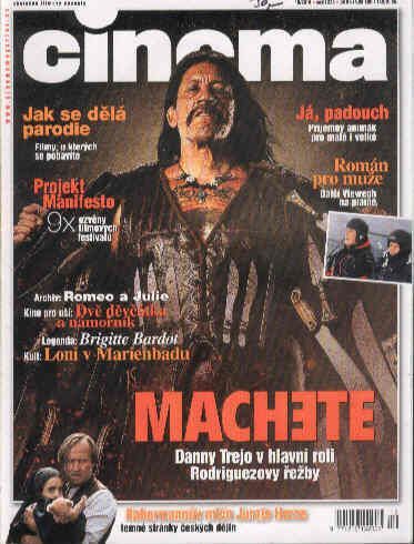 CINEMA (Cz) magazine side cover October 2010