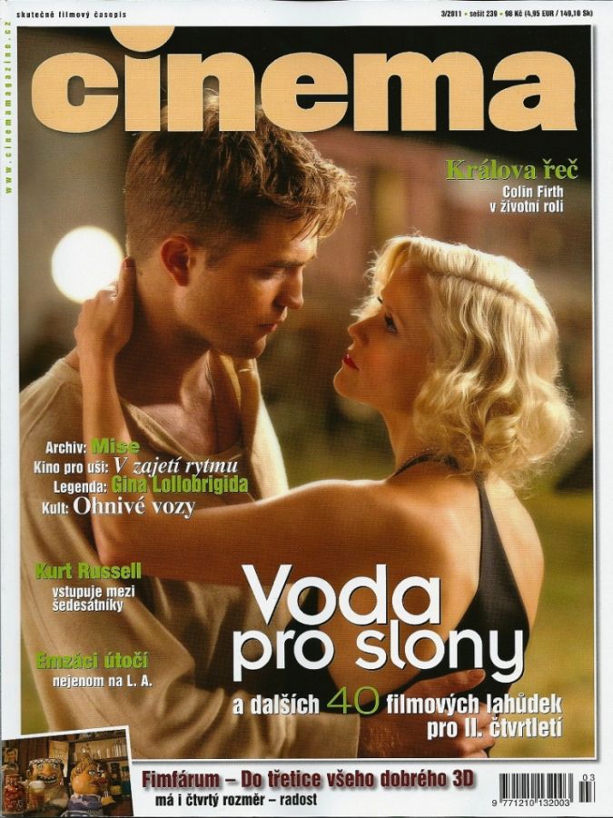CINEMA (Cz) magazine side cover Issue 239 March 2011