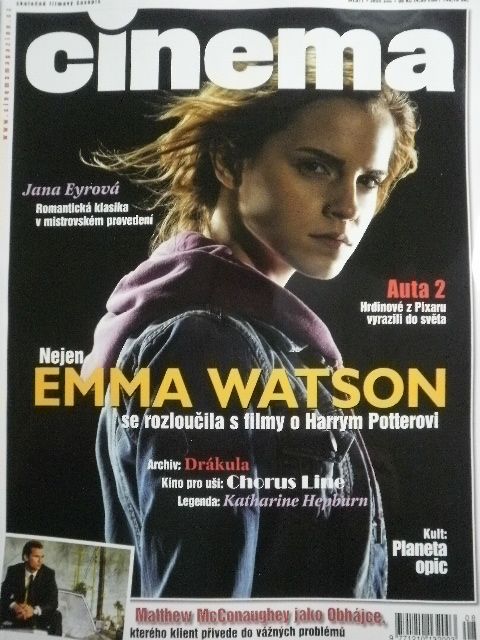 CINEMA (Cz) magazine side cover August 2011