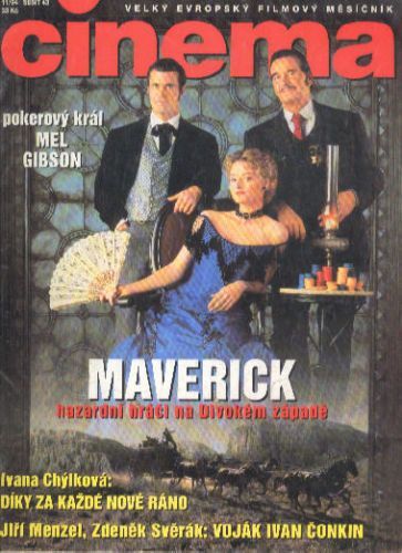 CINEMA (Cz) magazine side cover November 1994