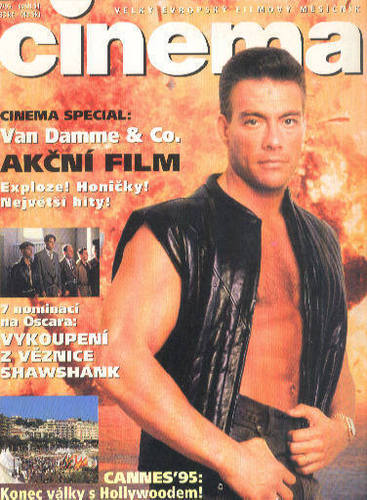 CINEMA (Cz) magazine side cover July 1995