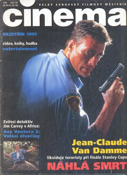 CINEMA (Cz) magazine side cover February 1996