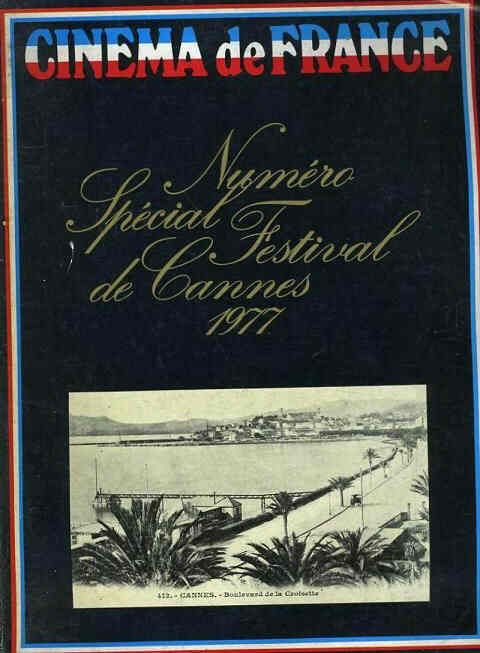 CINEMA DE FRANCE magazine side cover Issue 15 August 1977
