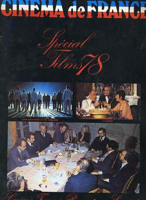 CINEMA DE FRANCE magazine side cover Issue 21 January 1978
