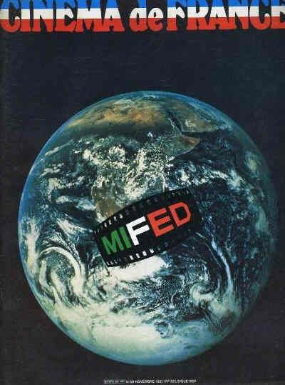 CINEMA DE FRANCE magazine side cover Issue 59 November 1981