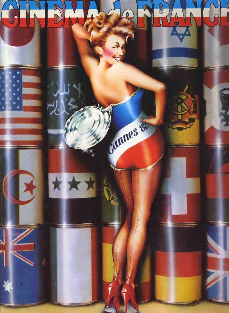 CINEMA DE FRANCE magazine side cover Issue 65 September 1982