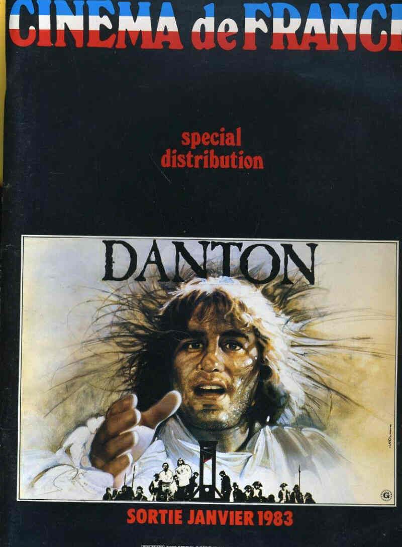 CINEMA DE FRANCE magazine side cover Issue 69 January 1983