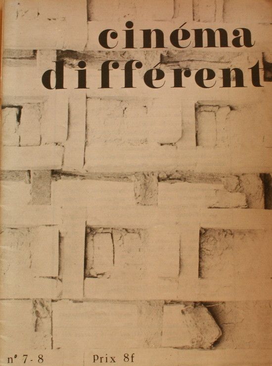 CINEMA DIFFERENT magazine side cover Issue 7/8 January/February 1977